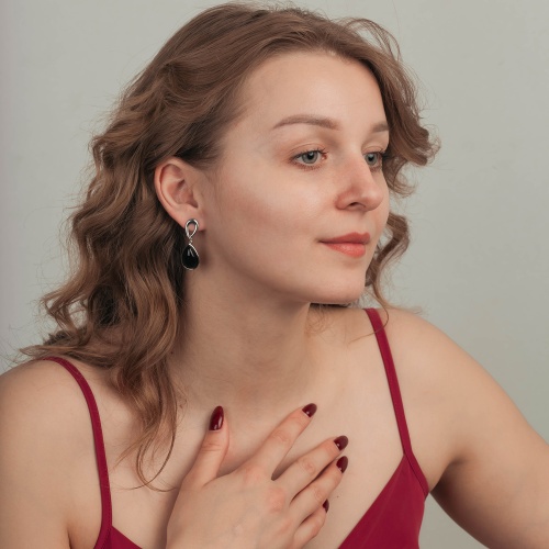 Серьги Possebon Agata Preto, A0381.4 S фото 2